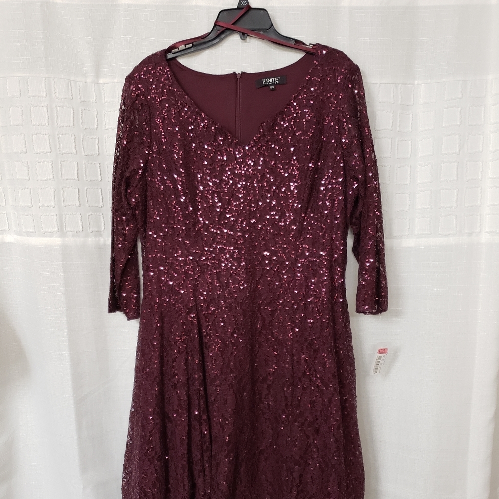 Gorgeous CIassy Brand New Burgandy dress